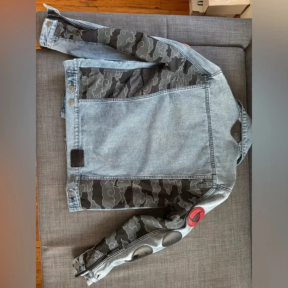 COACH X NARUTO Naruto Coach denim jacket Michael Jordan RARE Size small